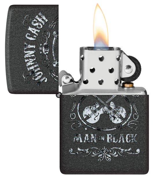 Zippo 48989 vžigalnik Johnny Cash, Man in Black