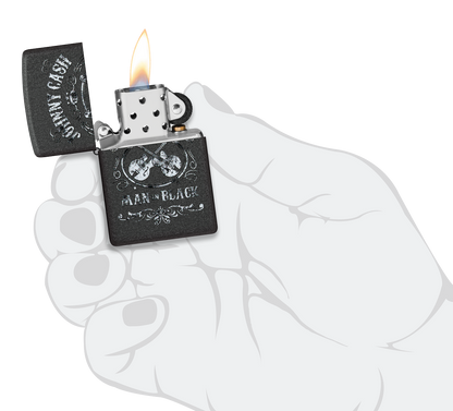 Zippo 48989 vžigalnik Johnny Cash, Man in Black