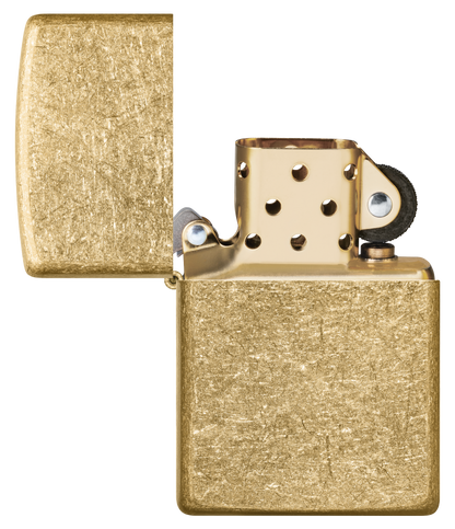 Zippo vžigalnik 49477 Classic Tumbled Brass