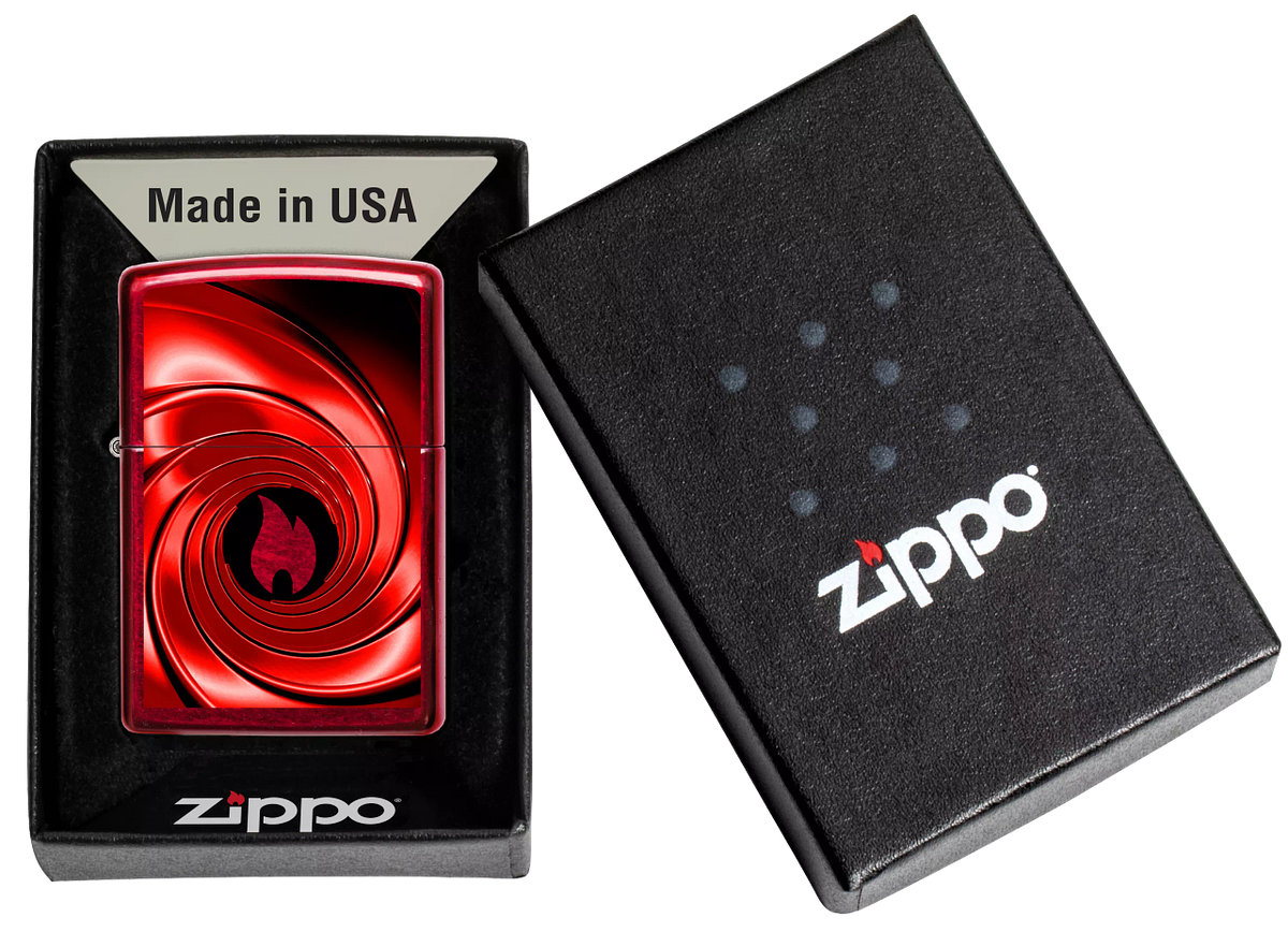 Zippo vžigalnik 60.005.302 Red Swirl