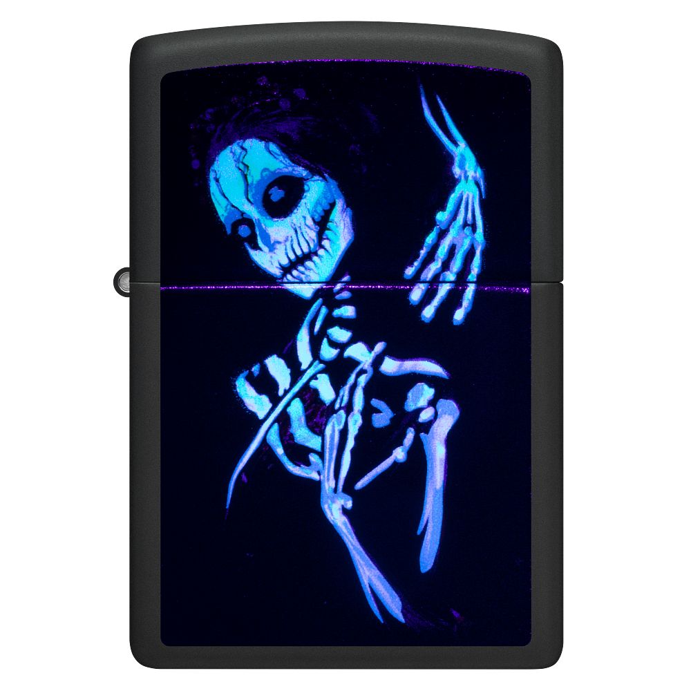 Zippo 48647 vžigalnik Colorful Skeleton Girl UV