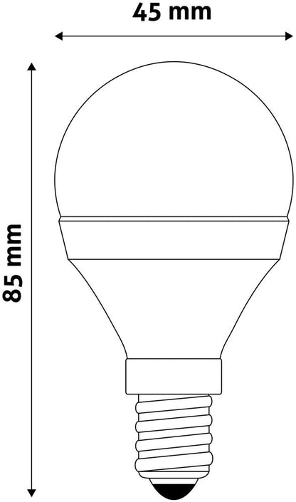 Žarnica mini LED SMD 6,5W E14 4000K 560lm,  LLMG14-6,5W-NW