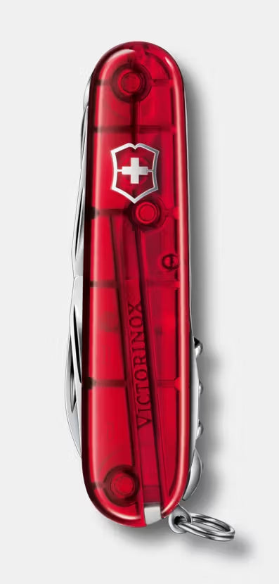 Nož žepni 1.3713.T Huntsman, Transparent Red