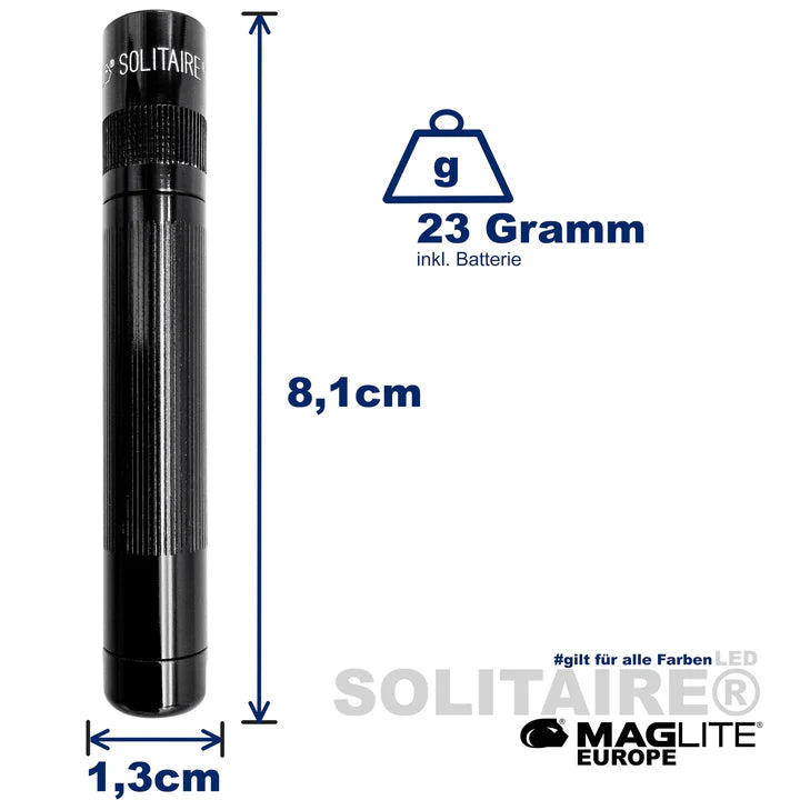 Maglite svetilka LED J3A102L Solitaire 1xAAA, Srebrna