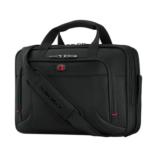 Poslovna torba Wenger 653721 Prospectus, 14", Črna
