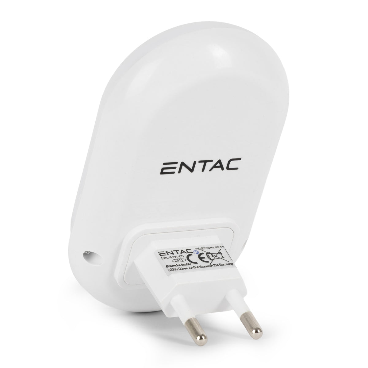 Svetilka nočni senzor oval 0.7W 3000K 30lm max 1m bela IP20 ENL-0.7W-DS