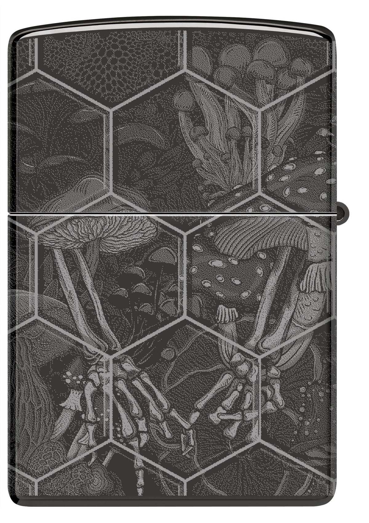 Zippo 46425 vžigalnik Hexagon Trippy Skull