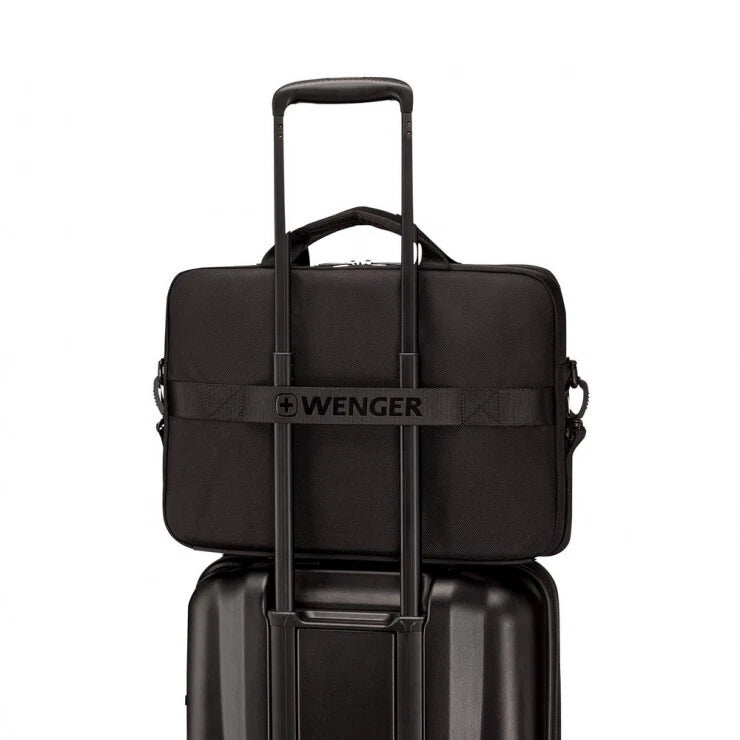 Poslovna torba Wenger 653299 XE Compact, 16", Črna
