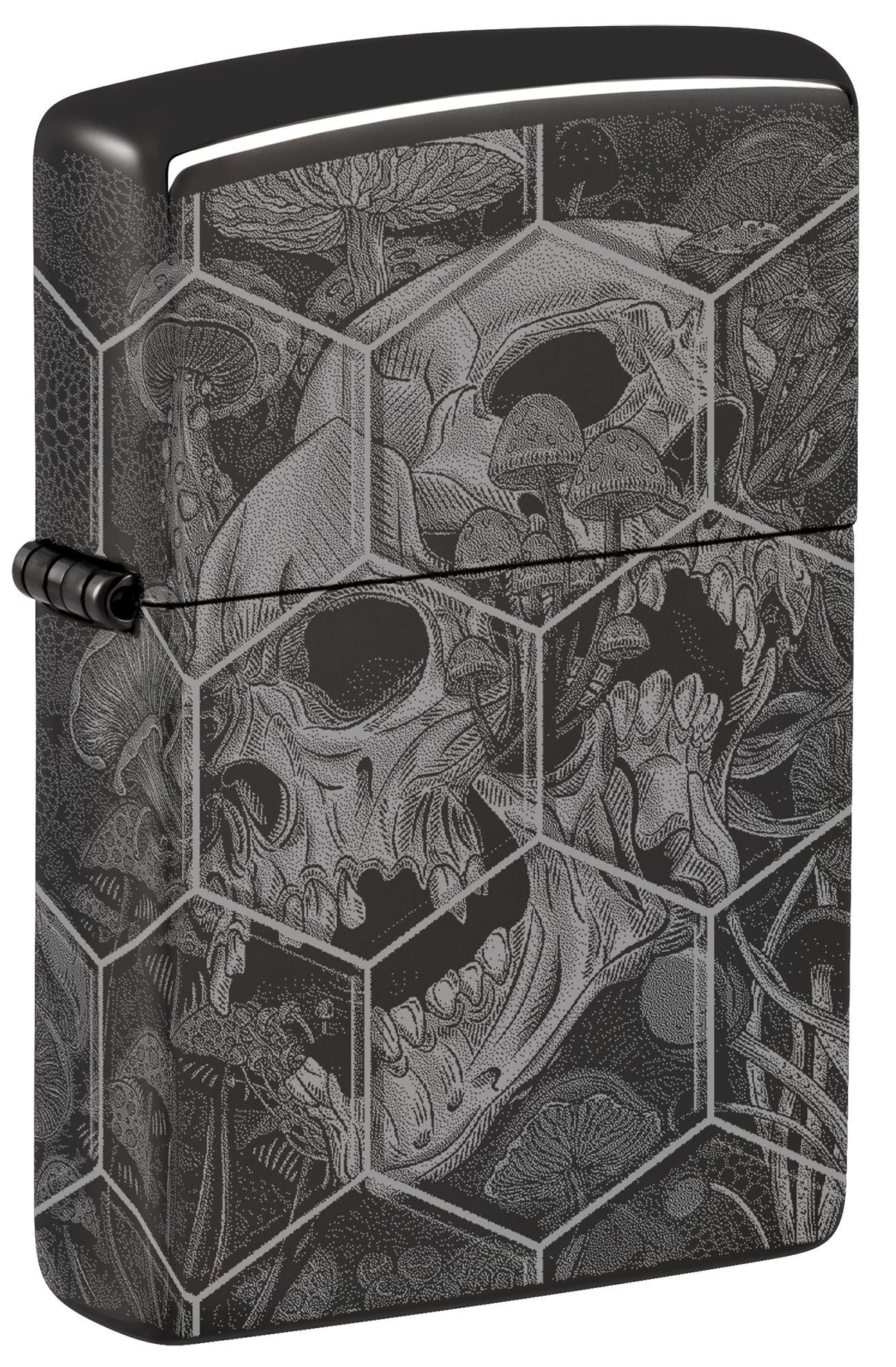 Zippo 46425 vžigalnik Hexagon Trippy Skull
