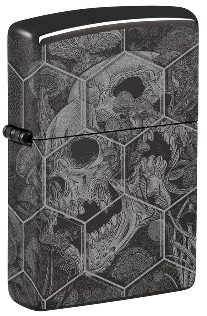 Zippo 46425 vžigalnik Hexagon Trippy Skull