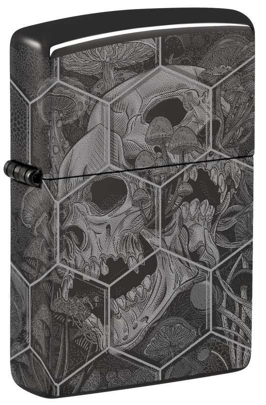 Zippo 46425 vžigalnik Hexagon Trippy Skull