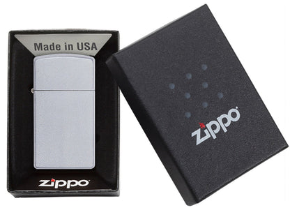 Zippo vžigalnik 1605 Slim® Satin Chrome