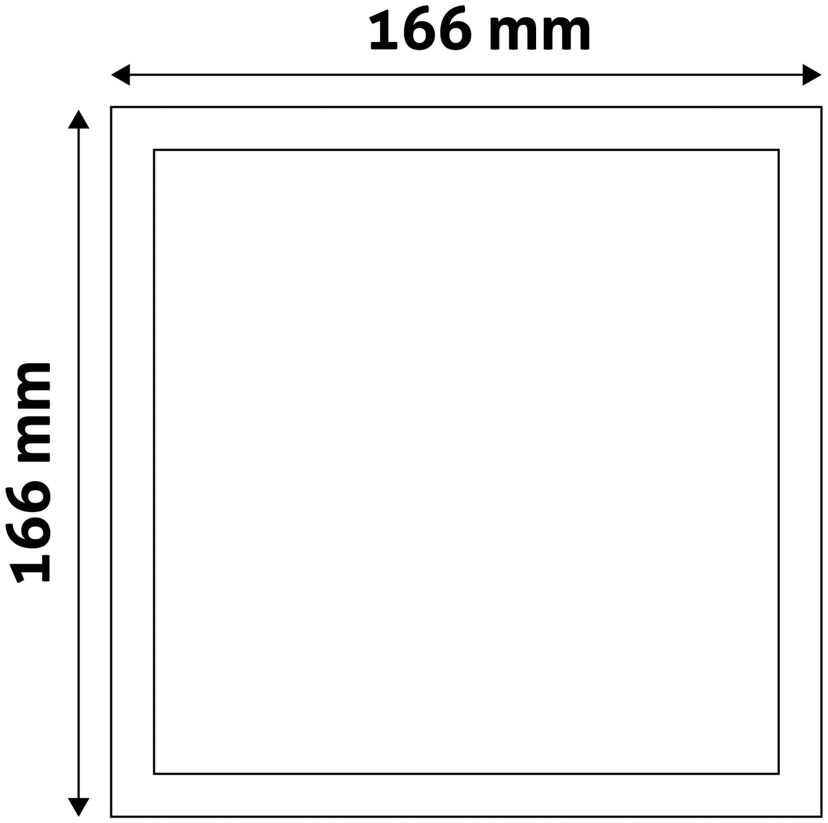 Avide 930008 Vgradna stropna svetilka LED Saten 12W 4000K 950 lm