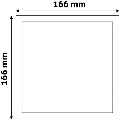 Avide 930008 Vgradna stropna svetilka LED Saten 12W 4000K 950 lm