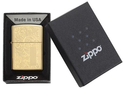 Zippo vžigalnik 352B Venetian® High Polish Brass