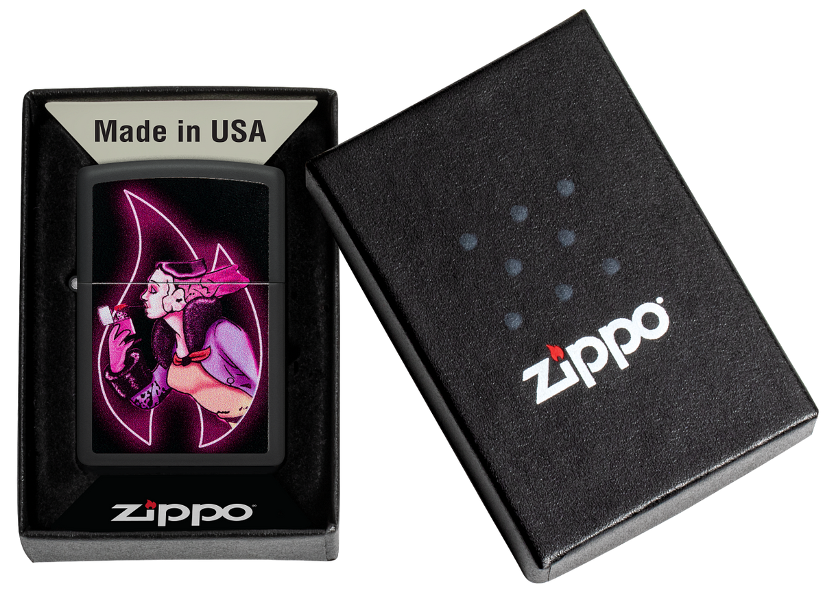 Zippo vžigalnik 48139 Windy Neon Sign