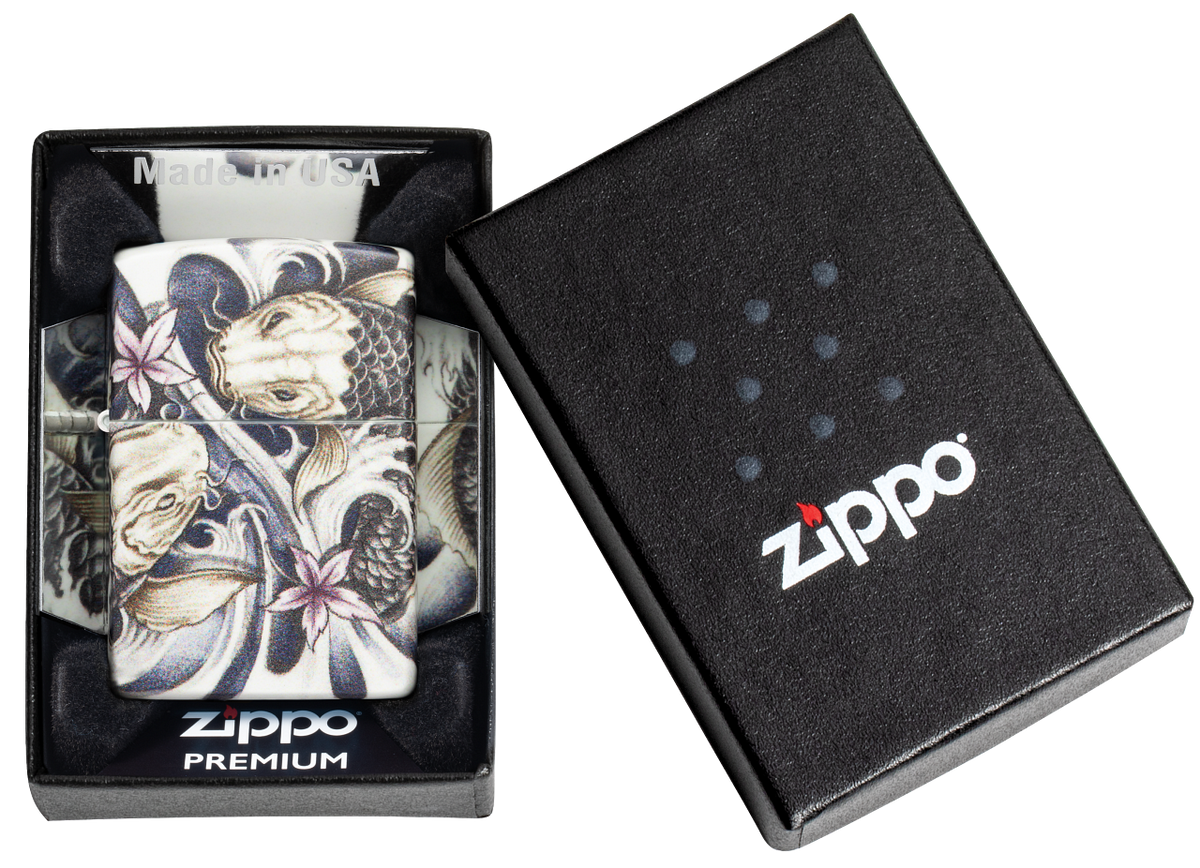 Zippo vžigalnik 48393 Tattoo Koi Fish