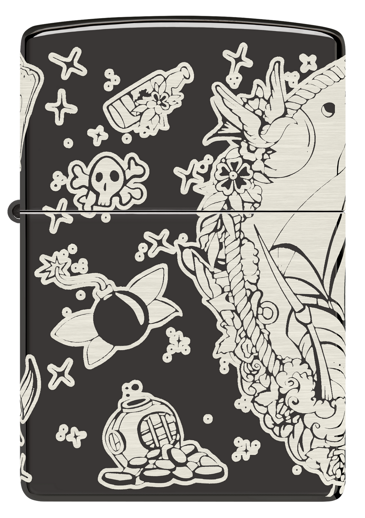 Zippo vžigalnik 48398 Tattoo Pirates