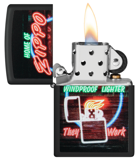 Zippo vžigalnik 48455 Zippo Neon Sign