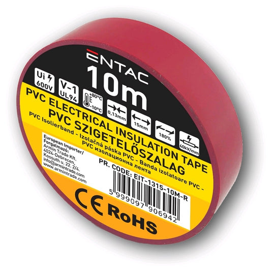 Entac 906942 Izolacijski trak 10m, 0.13x15 mm
