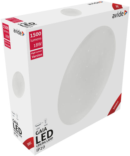 Avide 927664 Stropna svetilka Gaia LED 18W 3000K 1500 lm