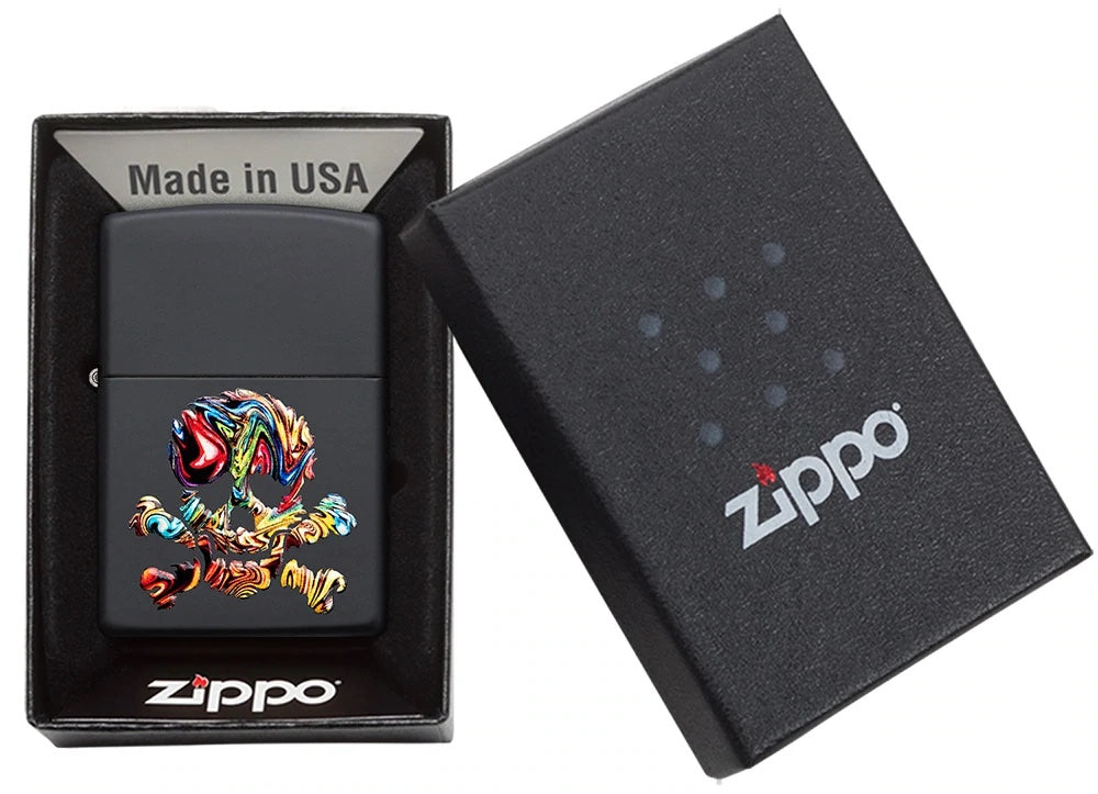 Zippo vžigalnik 49187 3D Skull