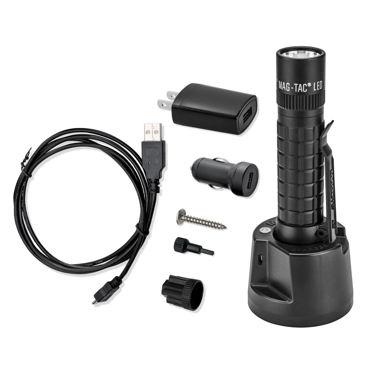 Maglite TRM4RE4 Polnilna svetilka MAG-TAC LED 185 m